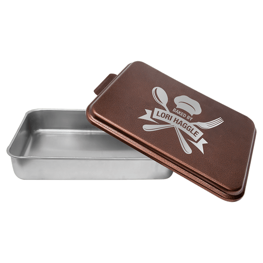 9" x 13" Aluminum Cake Pan with Lid