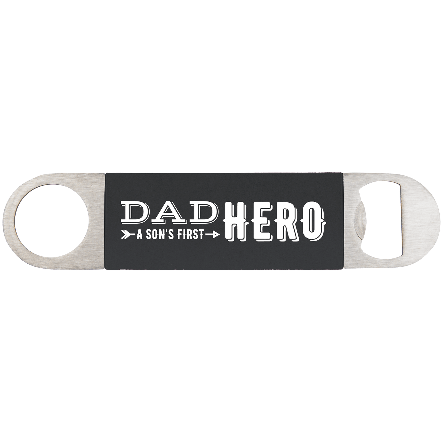 1 1/2" x 7" Bottle Opener with Silicone Grip