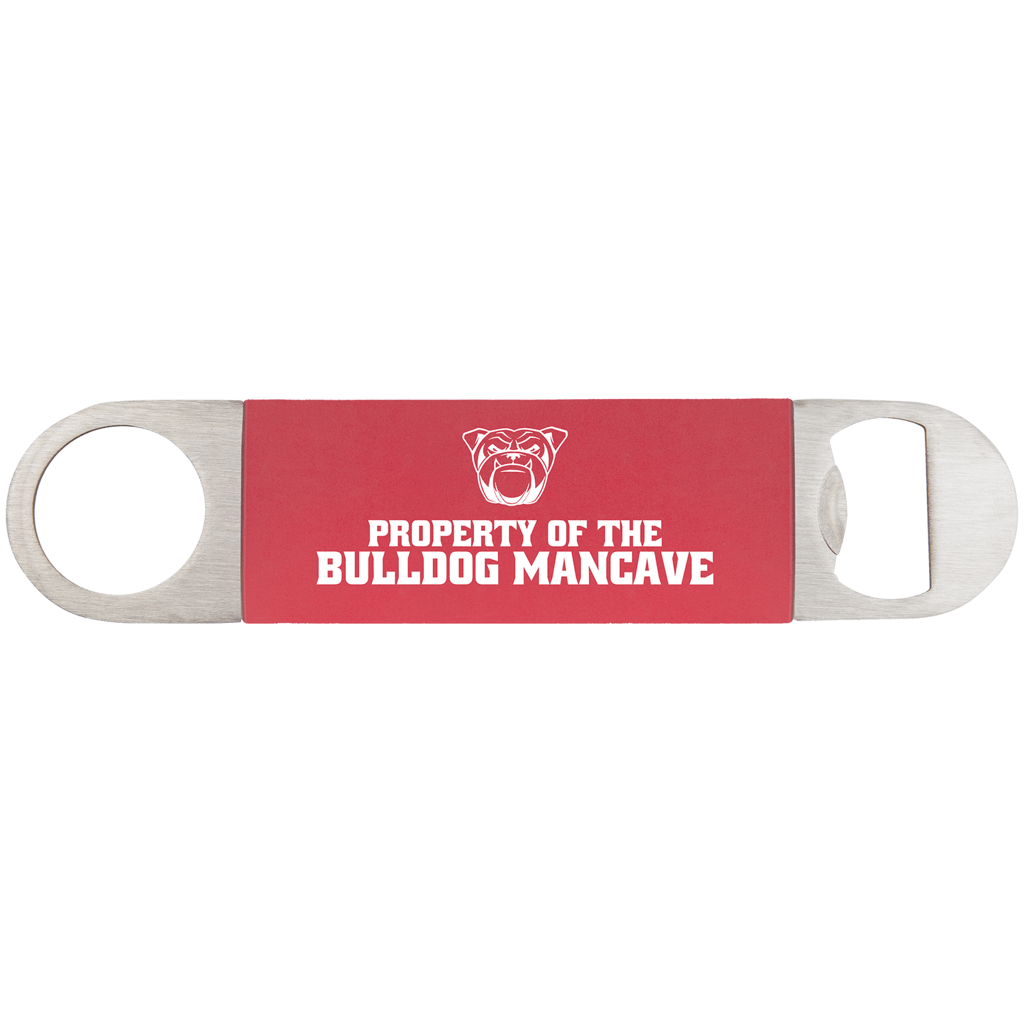 1 1/2" x 7" Bottle Opener with Silicone Grip