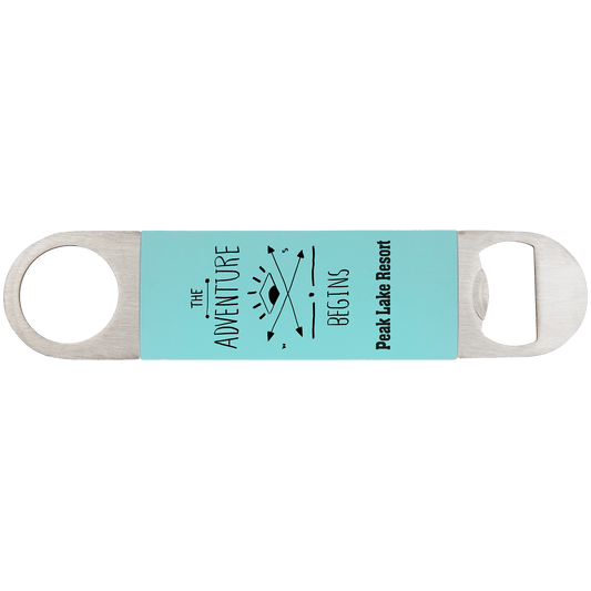 1 1/2" x 7" Bottle Opener with Silicone Grip