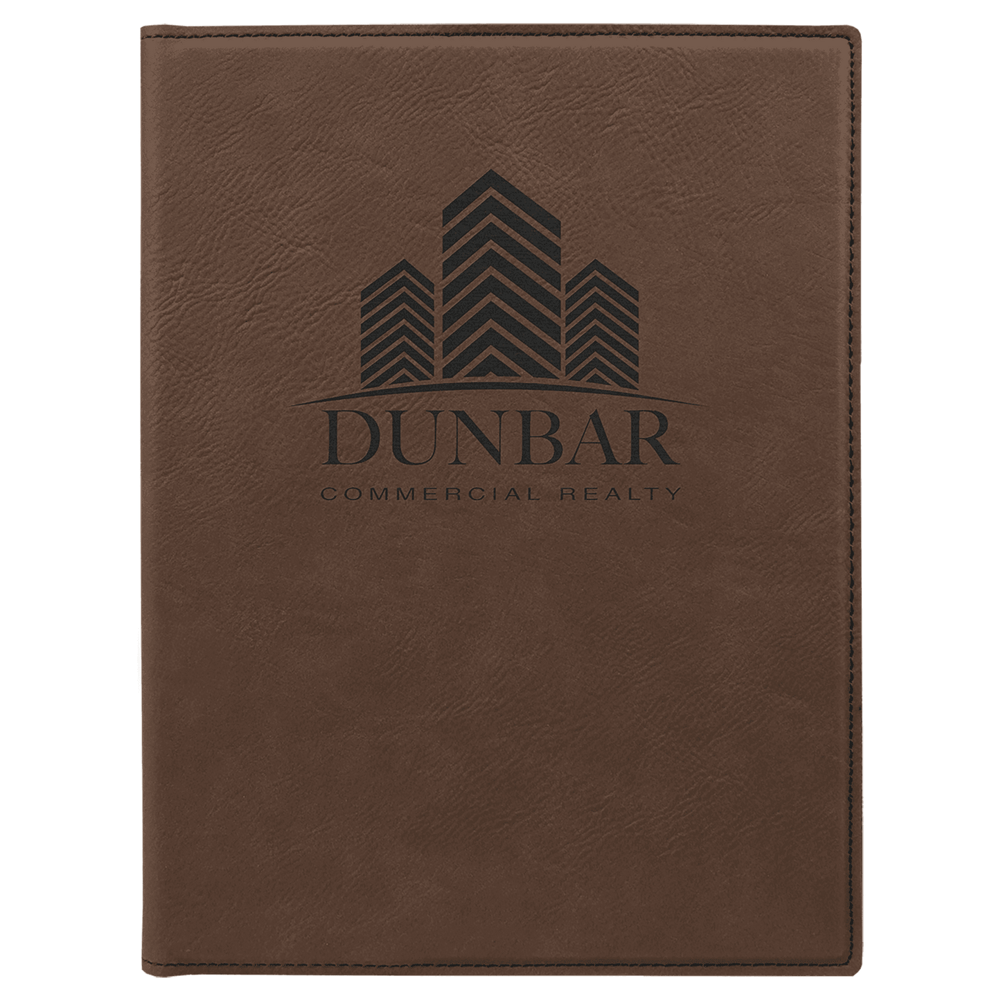 7" x 9" Laserable Leatherette Small Portfolio with Notepad