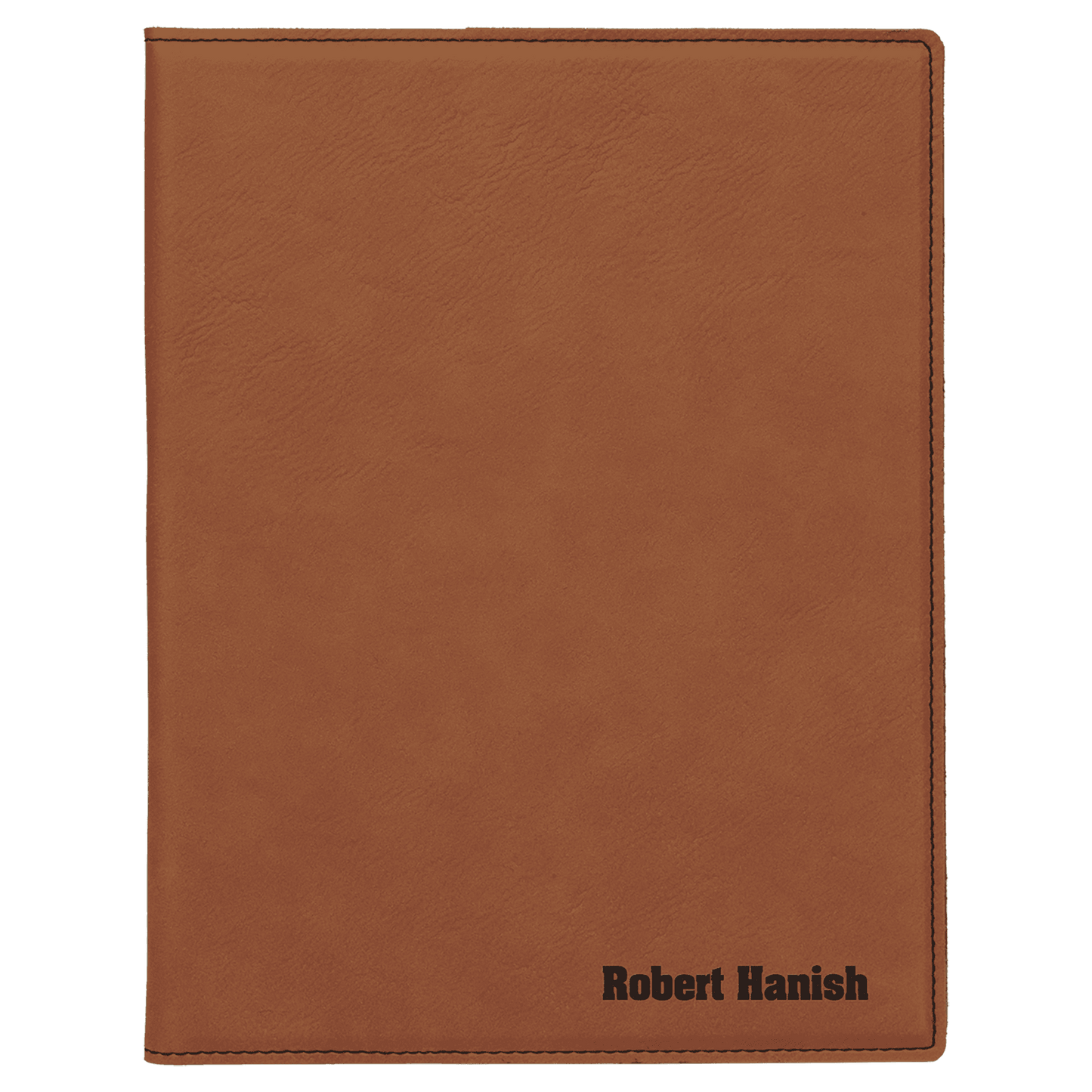 7" x 9" Laserable Leatherette Small Portfolio with Notepad