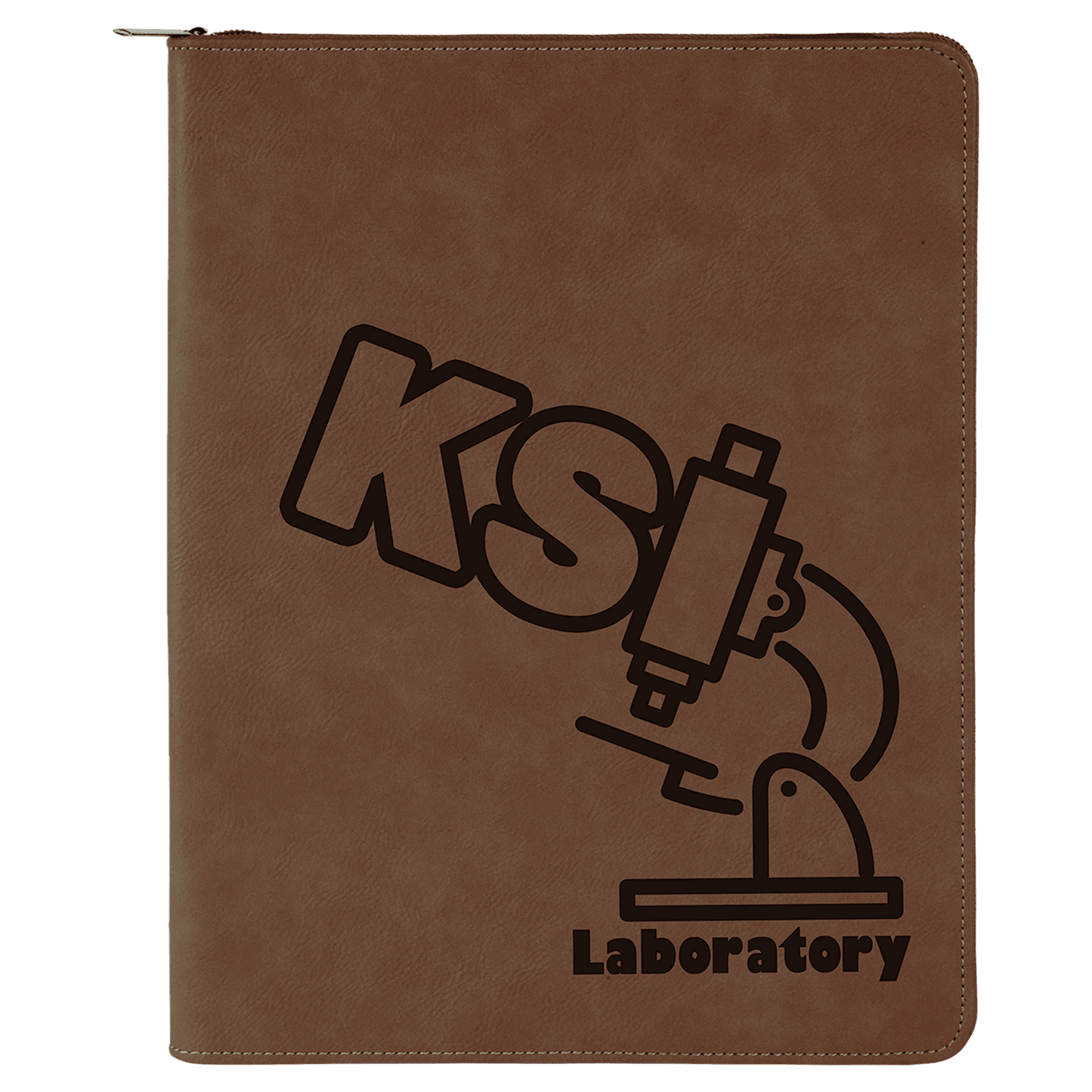 9 1/2" x 12" Laserable Leatherette Portfolio with Notepad