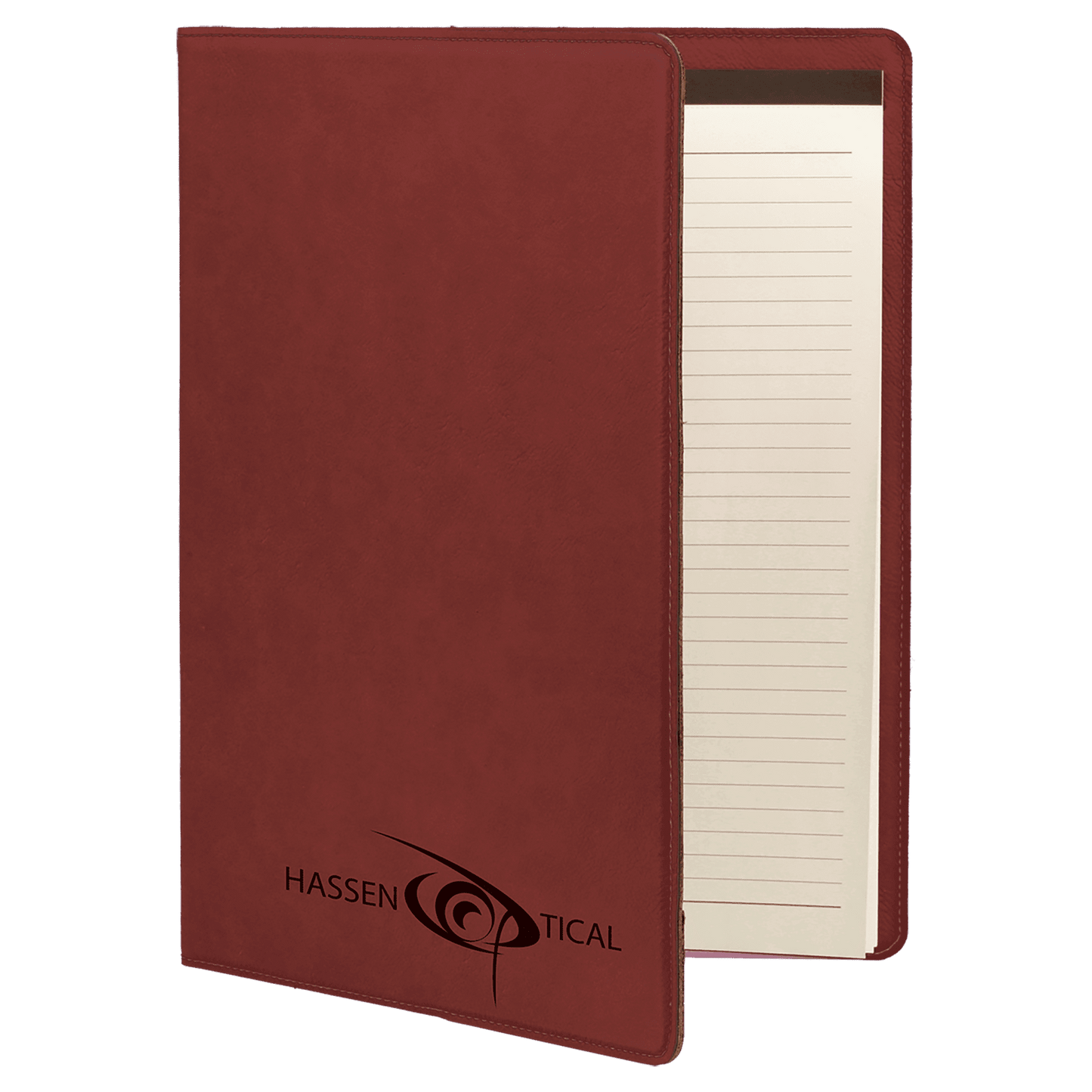 7" x 9" Laserable Leatherette Small Portfolio with Notepad