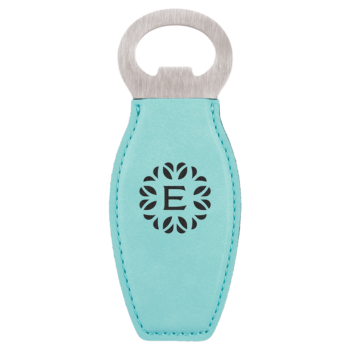 Laserable Leatherette Bottle Opener with Magnet