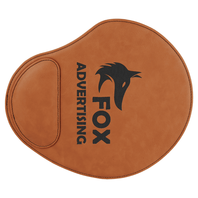 9" x 10 1/4" Laserable Leatherette Mouse Pad