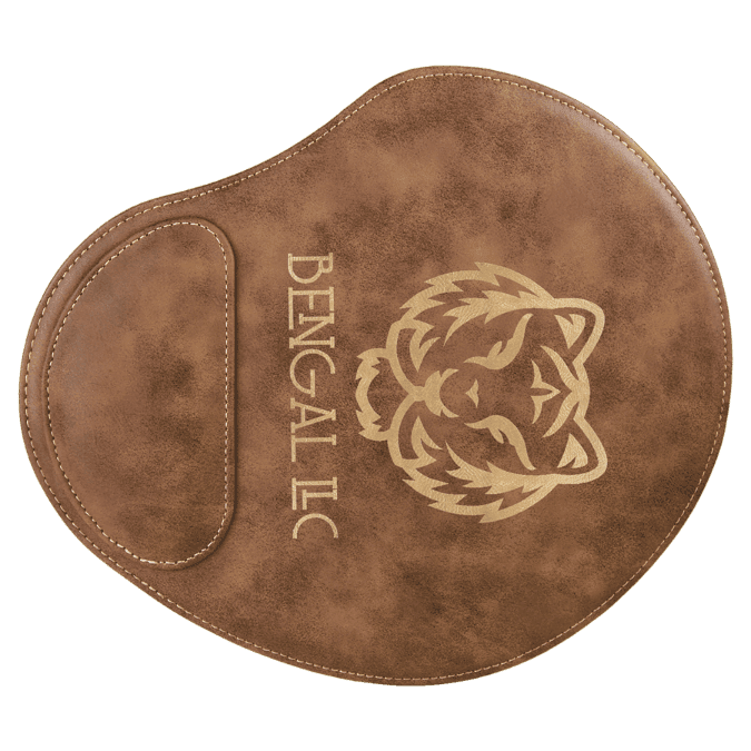 9" x 10 1/4" Laserable Leatherette Mouse Pad