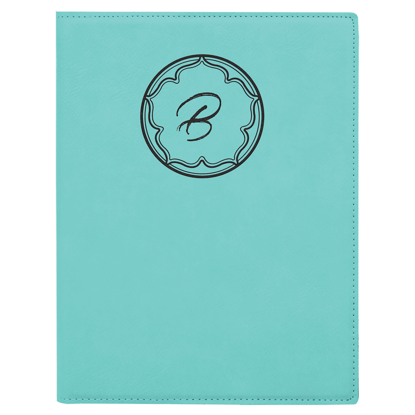 7" x 9" Laserable Leatherette Small Portfolio with Notepad