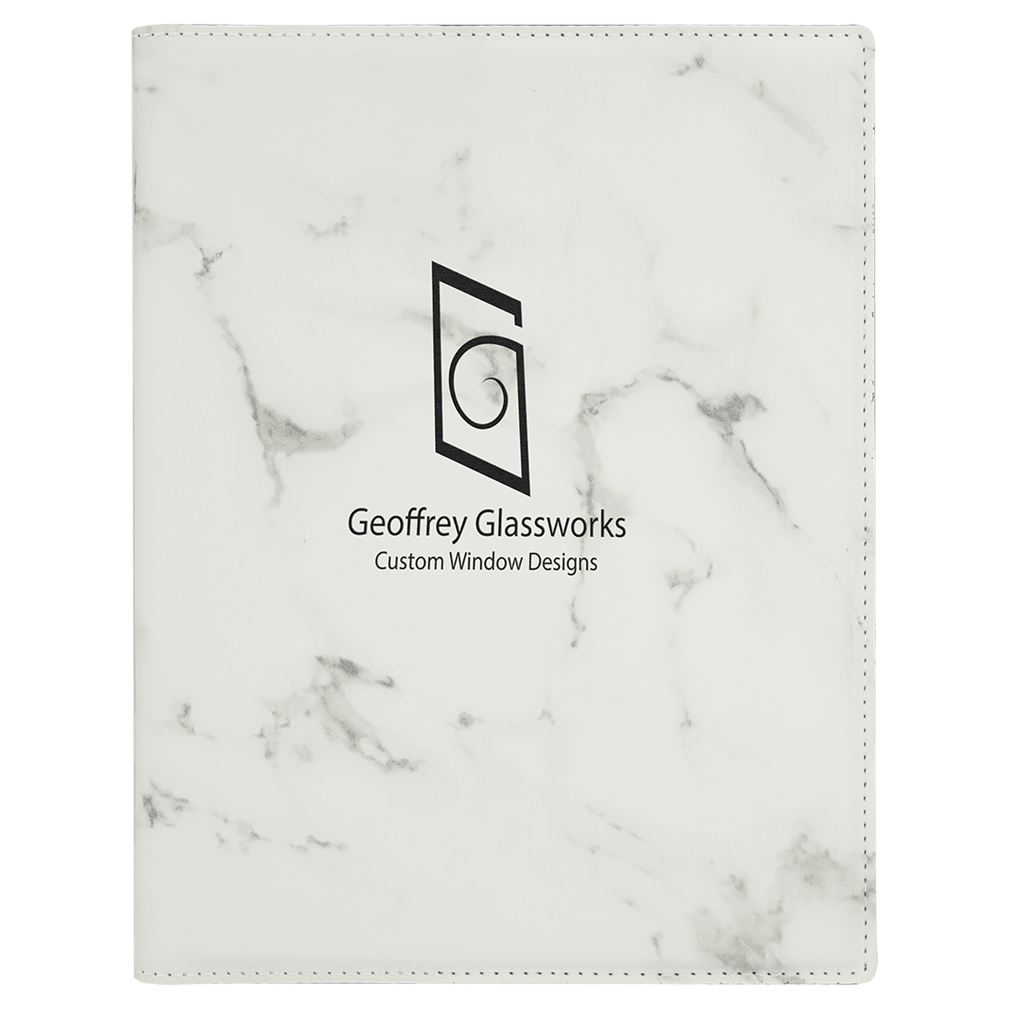 7" x 9" Laserable Leatherette Small Portfolio with Notepad