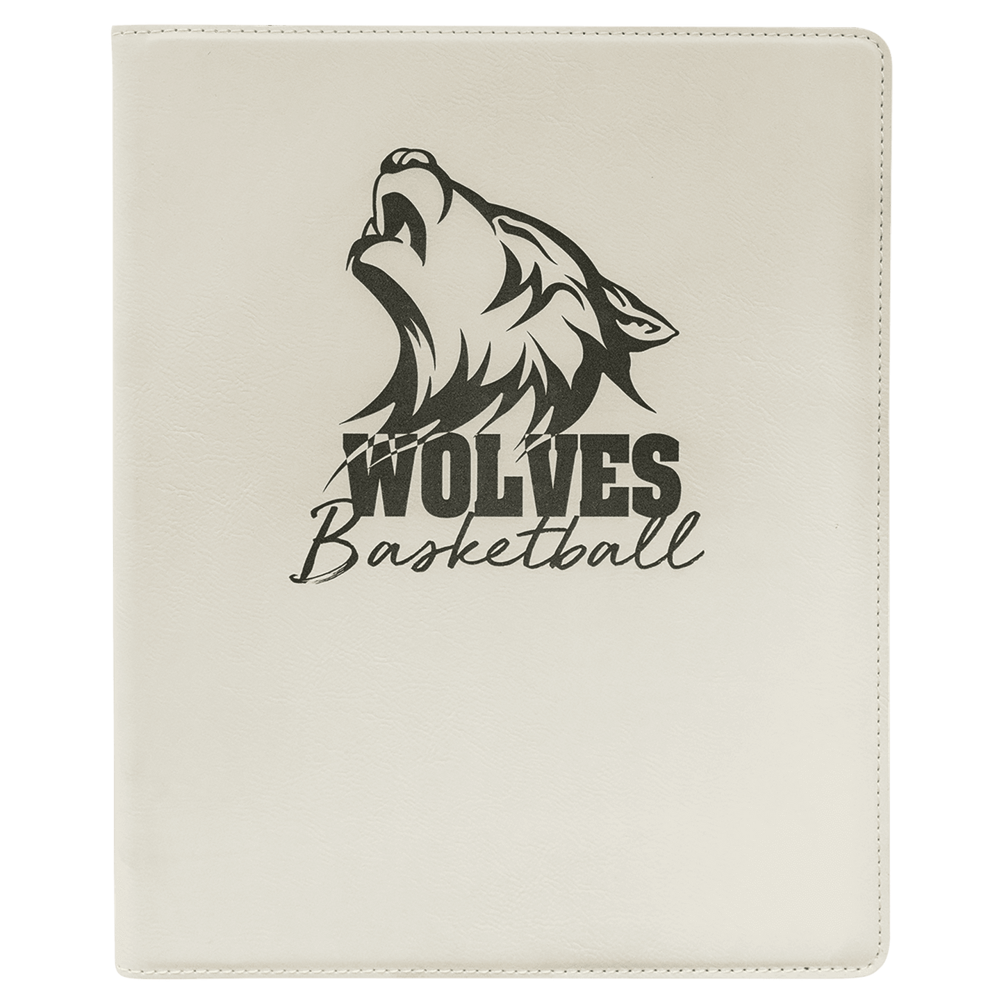 9 1/2" x 12" Laserable Leatherette Portfolio with Notepad