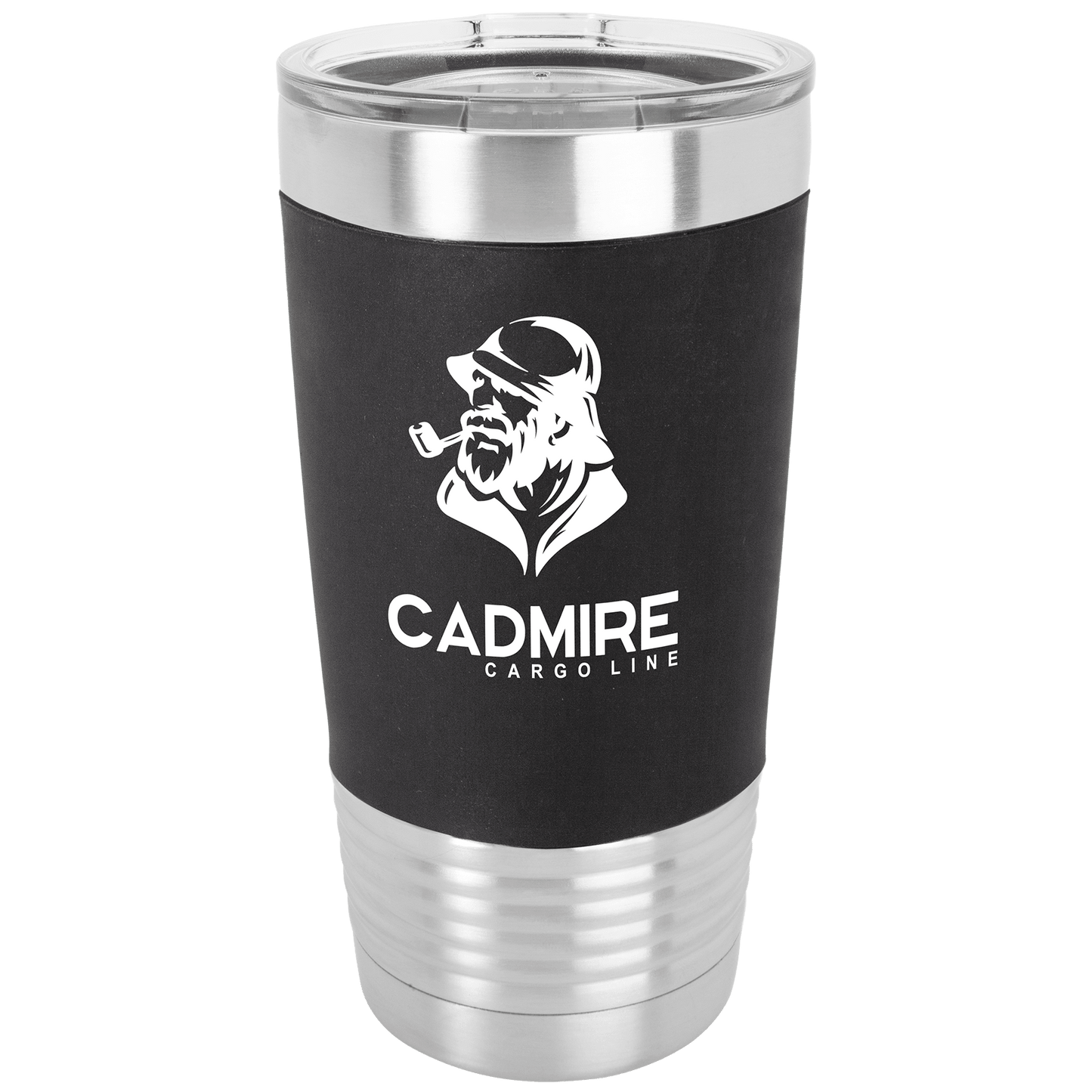 20 oz. Polar Camel Travel Mug with Silicone Grip and Clear Lid