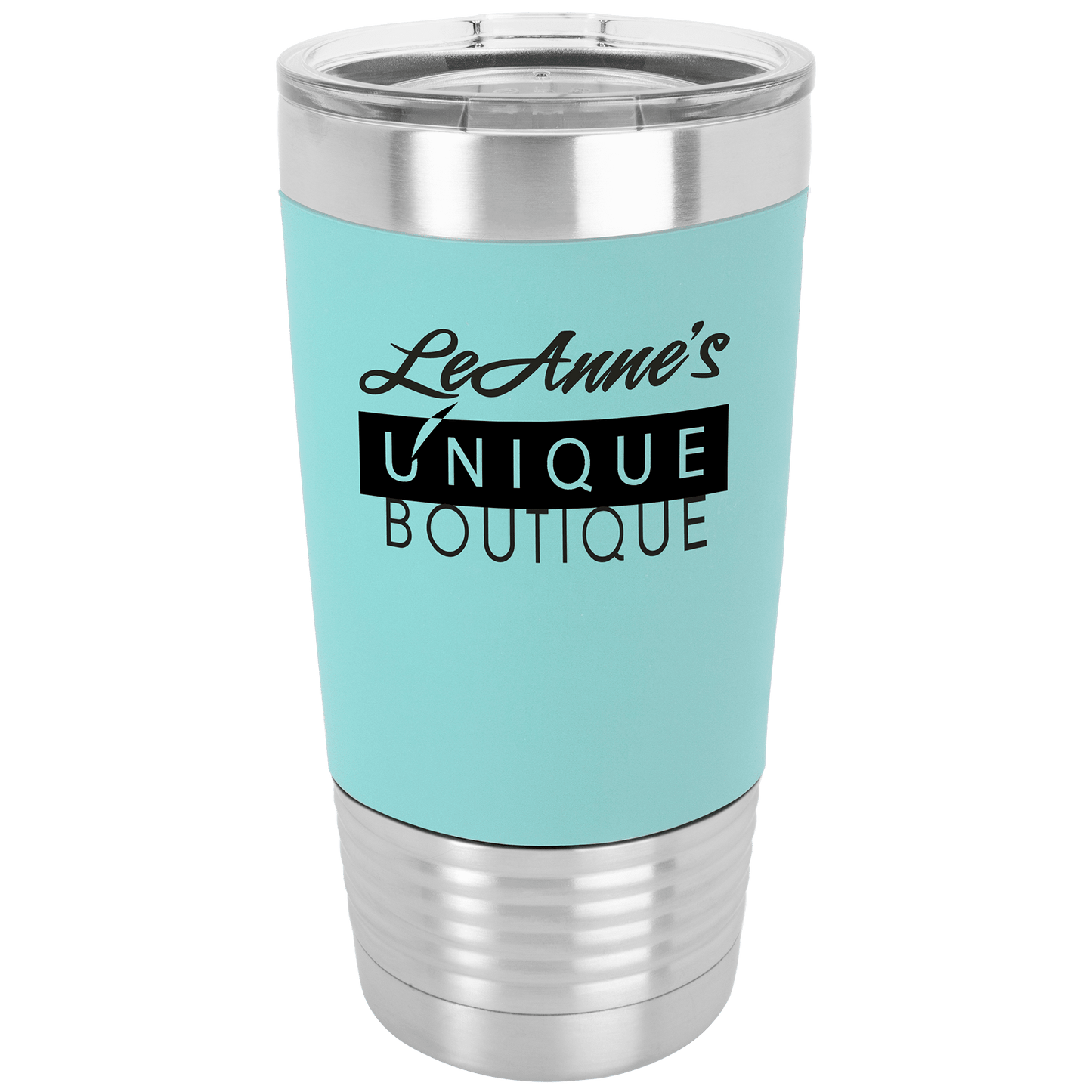 20 oz. Polar Camel Travel Mug with Silicone Grip and Clear Lid