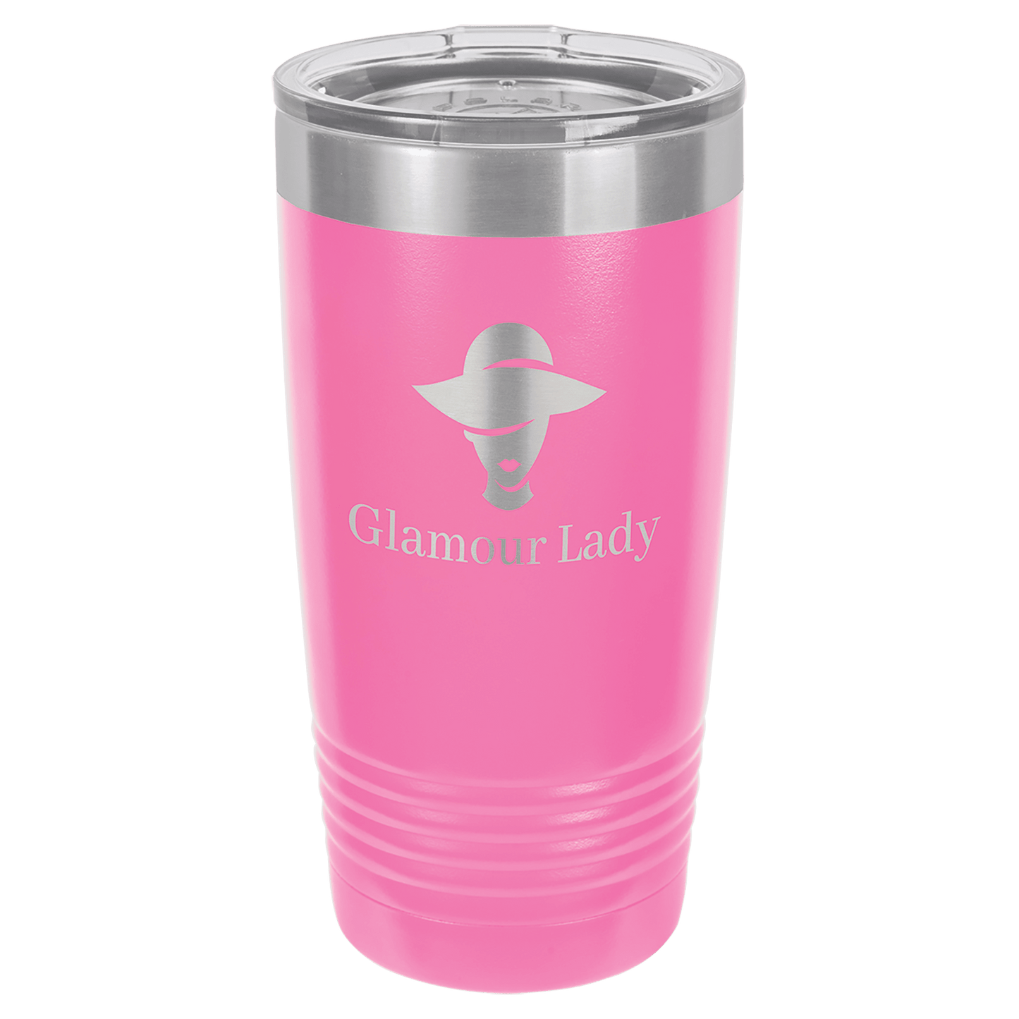 Polar Camel 20 oz. Vacuum Insulated Ringneck Tumbler with Clear Lid