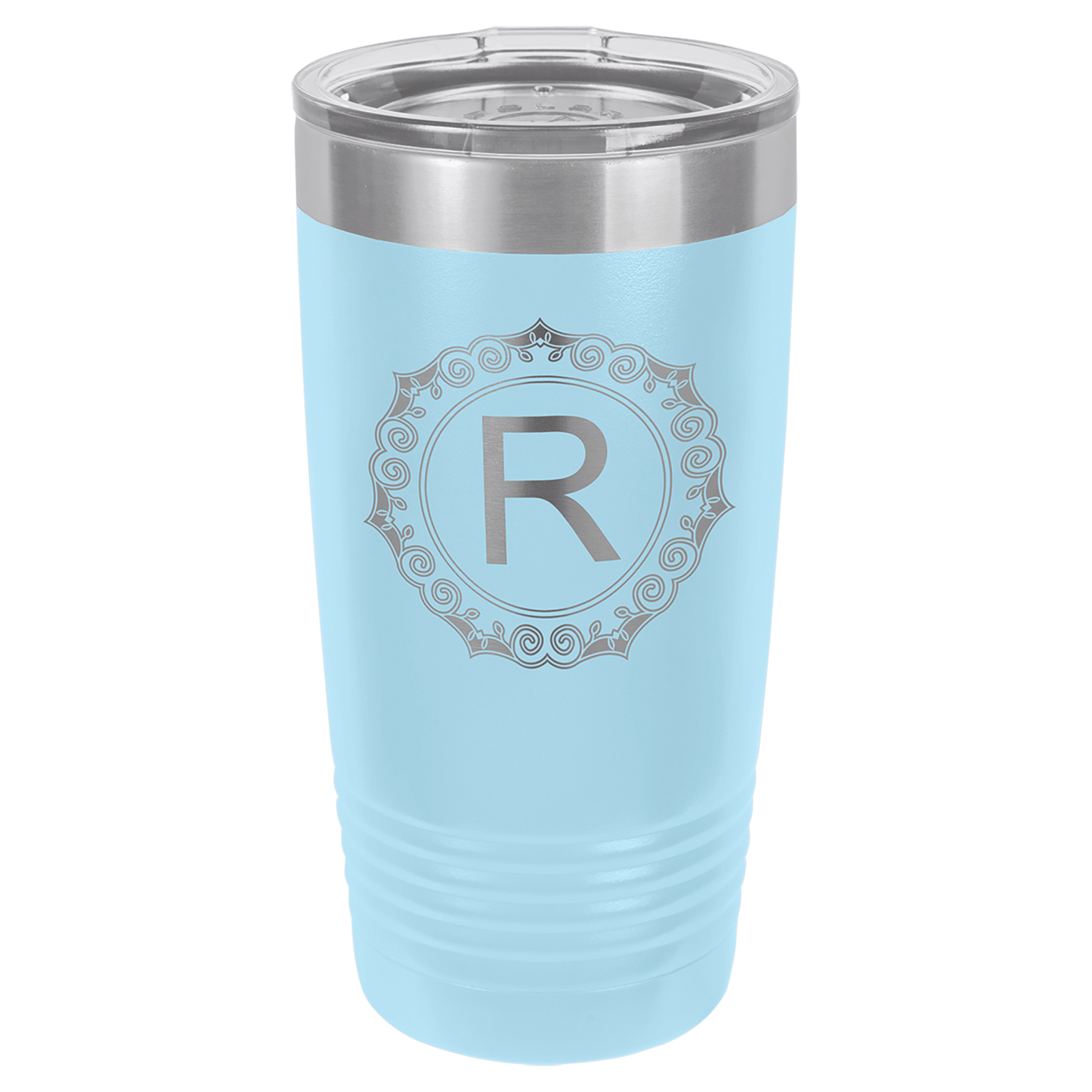 Polar Camel 20 oz. Vacuum Insulated Ringneck Tumbler with Clear Lid