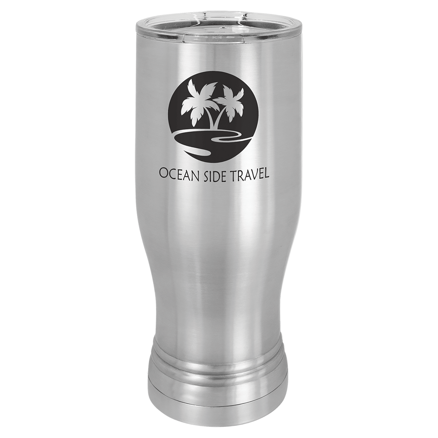 Polar Camel 20 oz. Polar Camel Pilsner with Clear Lid